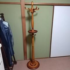 【お譲り先、決定済み】木製のポールハンガー