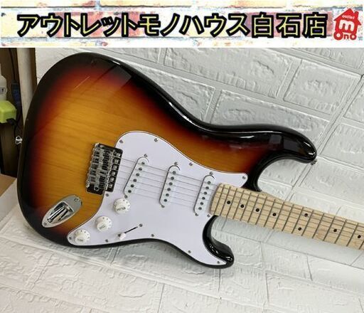 使用感少なめ PLAY TECH エレキギター ST250 ストラトキャスタータイプ Play tech メイプルサンバースト プレイテック play tech ストラト 練習用 ギター入門 初心者  札幌市白石区 白石店