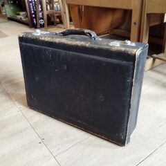 アンティーク トランクケース 鍵無し レザートランク ヴィンテー...