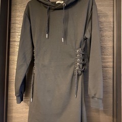 編み上げミニワンピース