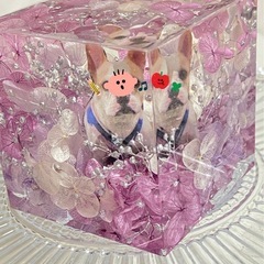【愛犬グッズ作り】キラキラクリスタルアートリウムにかわいいペット...