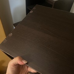 【差し上げます】カラーボックス2点　木目調　ダークブラウンの画像
