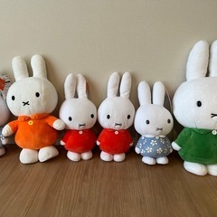 ミッフィーのぬいぐるみ6体まとめ売り