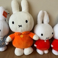 ミッフィーのぬいぐるみ6体まとめ売りの画像