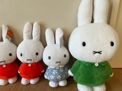 ミッフィーのぬいぐるみ6体まとめ売り