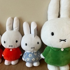ミッフィーのぬいぐるみ6体まとめ売りの画像