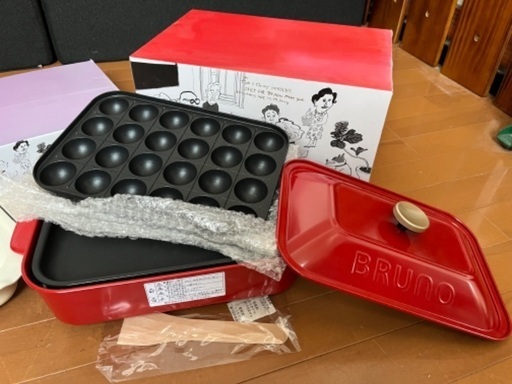 ブルーノ、ホットプレートセット新品、5000円。。