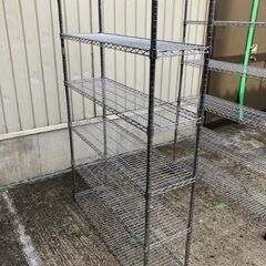 中古品　スチールラック　2台セット　 シェルフ ラック便利な35cm幅　倉庫 棚 大量在庫有り #13.15の画像