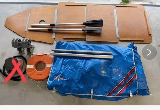 アキレスゴムボートジャンク品