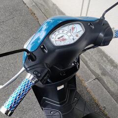 8/13🌺値下げ🌺【現行モデル☀安く譲ります！】🛵安心の整備済🛵スカイブルー❗バッテリー新品＆安心のセル一発始動❗SUZUKI　レッツ（ca4aa）の画像