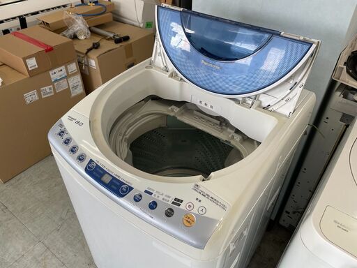 洗濯機の分解クリーニング行っています！配送設置込み　パナソニック8.0K洗濯機　2016年製　分解クリーニング済み！！