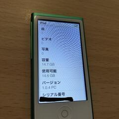 iPod nano 第7世代　グリーン　16GB　アイポッドナノの画像