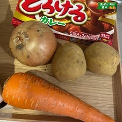 カレールーと野菜