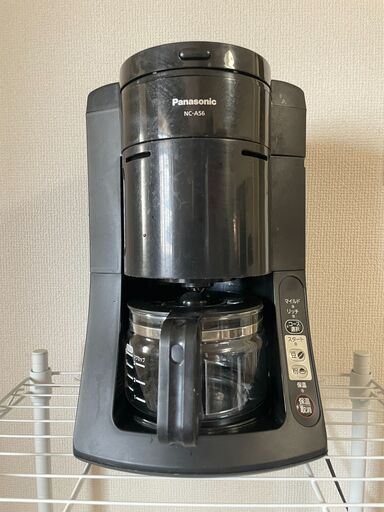パナソニック 沸騰浄水コーヒーメーカー 全自動タイプ 670ml ブラック NC-A56　最寄り駅は志村三丁目、蓮根です。