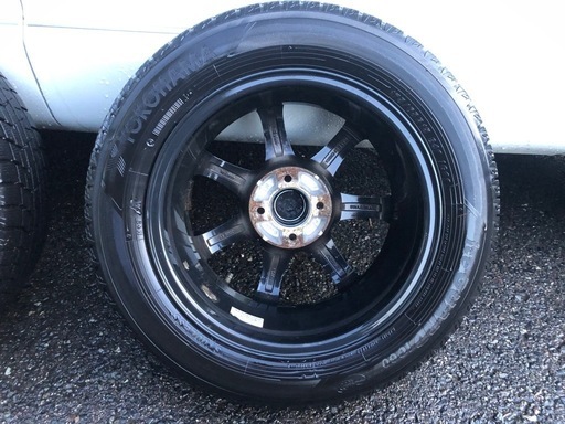 受渡し完了⭐️値下げしました　15インチアルミホイールに横浜IG605部山