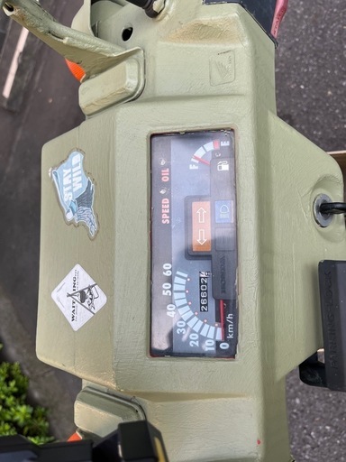 HONDA ジャイロX 2st 不動車　自家塗装   