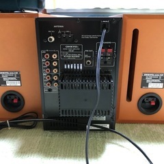 【ジャンク品】ONKYO FR-B7 D-B7 CD MD コンポ スピーカー　セット　オンキヨー　音響機器　の画像