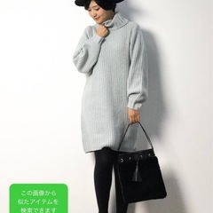 who's who Chico(フーズフーチコ)ニットワンピースの画像