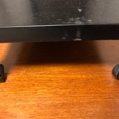 ブラック3段収納ラックの画像