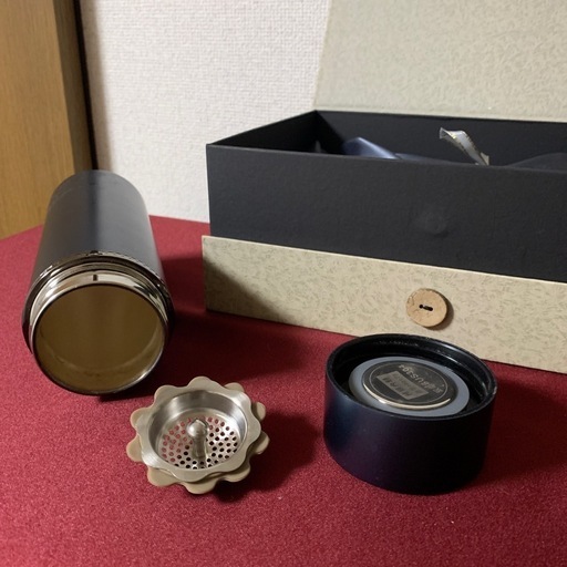 【美品】純銀製 ボトル 水筒