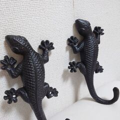 DULTON ダルトン　ヤモリ　フック　2個　インテリア