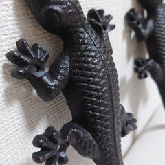 DULTON ダルトン　ヤモリ　フック　2個　インテリアの画像