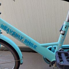 自転車　子供　２０インチ　水色の画像