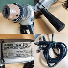 日立工機 金工用携帯電気ドリル BUL-SH3（1991年製）の画像