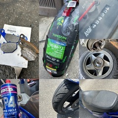 ⭐️アドレスV110快速2スト原付二種⭐️タイヤ・ブレーキパッド・プラグなど新品交換で快調⭐️ピンクナンバー車両⭐️の画像