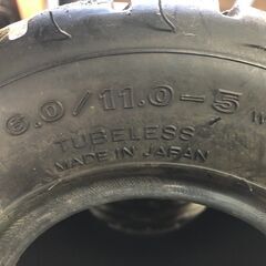 ☆彡BRIDGESTONE! ブリヂストン!!!カートのタイヤ４本セット!!!カート用レーシングタイヤ!!!中古タイヤ!!4.0/10.05-5と6.0/11.0-5 前後４本セット!!!の画像