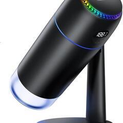 ✨新品未使用品✨小型加湿器 卓上 枕元 充電式 加湿器 ダブルノ...