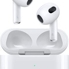 Apple AIRPODS（第3世代） MagSafe充電ケース付き 完全ワイヤレスイヤホン マイク付 Bluetooth