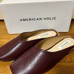 AMERICAN HOLIC 新品★秋色ミュールの画像