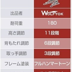 再値下げ。Wolfyok 懸垂マシンの画像