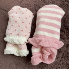 新生児｜ミトン  2組セット｜試着程度 