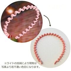 カチューシャ（新品）ピンクの画像