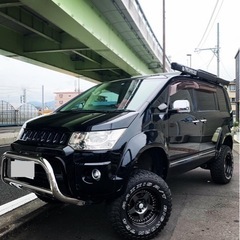 デリカD5 7インチリフトアップ　公認　構造変更済み　車検取立て　アウトドア　キャンプ　DELICA MITSUBISHI D:5 改造　カスタム customの画像
