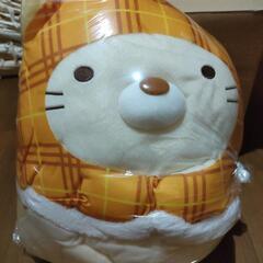すみっコぐらし チェックずきん ぬいぐるみXL