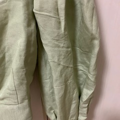 新品未使用 H&M ミントグリーン 半袖 パフスリーブトップス チュニック S 36 夏服 レディース エイチアンドエムの画像