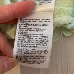 新品未使用 H&M エイチアンドエム グリーン ノースリーブ トップス XXS 32 レディース 夏服の画像