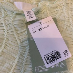 新品未使用 H&M エイチアンドエム グリーン ノースリーブ トップス XXS 32 レディース 夏服の画像