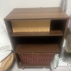 茶色　棚　