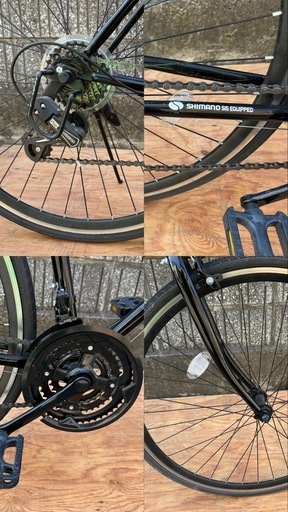 ロードバイク 自転車　スポーツ自転車　SHIMANO GRANDIR ロードバイク シマノ ギア付き　700C グランディール 通勤 