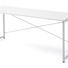 サンワダイレクト シンプルワークデスク 幅160cm×奥行60c...
