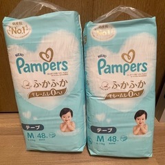 新品未使用未開封品　パンパースプレミアムM  2セットの画像