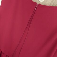 ワインレッド XL ワンピース 結婚式の画像