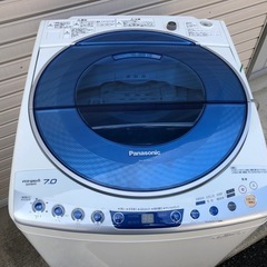 Panasonic洗濯機　7㎏　洗浄済　無料配達有りの画像