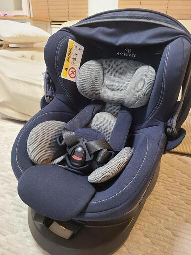 【美品】エールベベ クルット4 Oui ネイビー ISOFIX チャイルド 送料無料 美品 エールベベ クルット4 Oui デニムブルー BF893