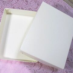 デスクトレー　蓋付き書類箱　道具箱　Ａ4サイズ　丈夫素材　3個セット　～ＵＳＥＤ～の画像