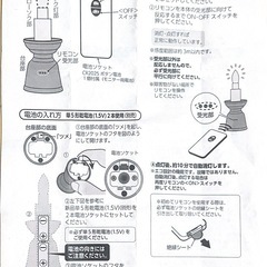 【中古品】リモコン式LEDローソクの画像